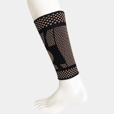 China Compression Kcross factory direct copper infused shin copper infused sleeve knit elastic compression calf sleeve for sale