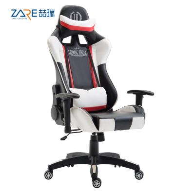 China (Height) OEM adjustable design recling comfortable ergonomic adjustable computer desk racing chair for gamer with casters for sale