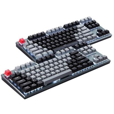 China Hot Selling 87 Key Amazon Gaming Mechanical Keyboard , Red Blue Brown Switches Hot Wired / Wireless Gaming Keyboard for sale