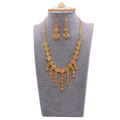 China TRENDY dropshipping/wholesale luxury jewelry sets women jewelry set gold plated jewelry set 2021 for sale