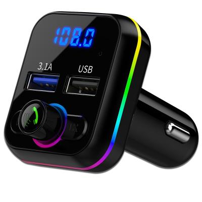 China Free Shipping Car Audio Product Wireless FM Transmitter Handsfree MP3 Player With Dual USB Charger For Phone for sale