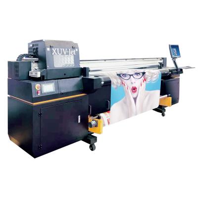 China 1.8m Advertising Hybrid UV Leather Printer with Ricoh Gen5 3heads for sale