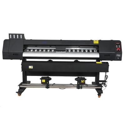 China Hotels 1.8M Vinyl Printer Eco Solvent Printer With 2 Heads i3200 E1 High Speed ​​Indoor Printer for sale