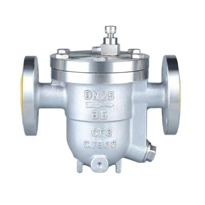 China Free Float General Trap Stainless Steel Steam Trap 304 Flange High Temperature Trap for sale