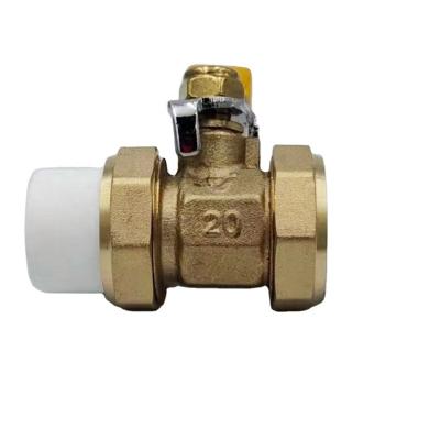 China General Made In China High Quality PPR Valve Live Lug Brass Ball Valve for sale