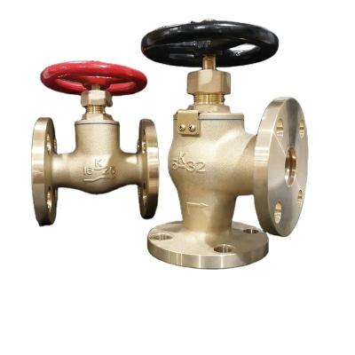 China General Industrial Wholesale Brass Flanged Straight Ball Valve for sale