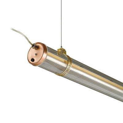 China MANI Decorative French Gold 4ft IP65 IP67 PC IK10 Special Triproof LED Tube Light Indoor Or Outdoor Light For Restaurant Hotel for sale