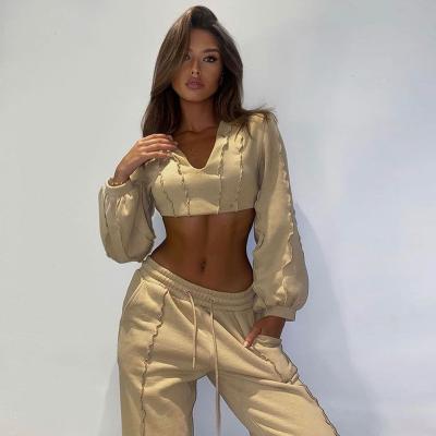 China Anti-pilling Best Selling High Quality Sports Tracksuit Long Sleeve Two Piece Set for sale