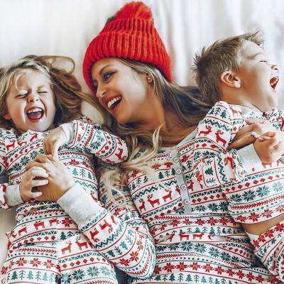 China Wholesale 2021 Thermal Striped Kids Matching Christmas Pajamas Kids Holiday Family Halloween Sleepwear Children Set Gift Christmas Pajamas for sale