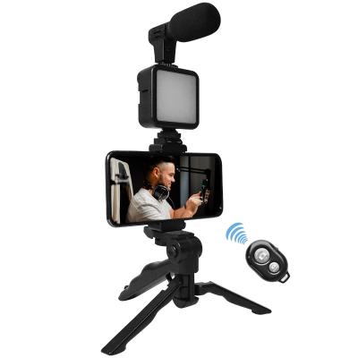 China Foldable Vlogging Kit with LED Light Remote Control Tripod for TikTok YouTube Live Streaming Light Kit for sale