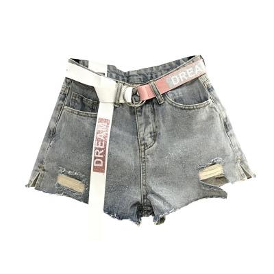 China New Product Ideas Women's High Quality QUICK DRY Shorts Blue Jeans Denim Shorts Ripped Jeans for sale