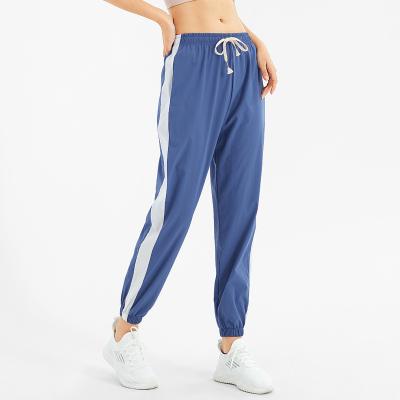 China Breathable Hot Selling Quick Drying Women Leisure Pants Pure Color Fitness Sports Pants for sale