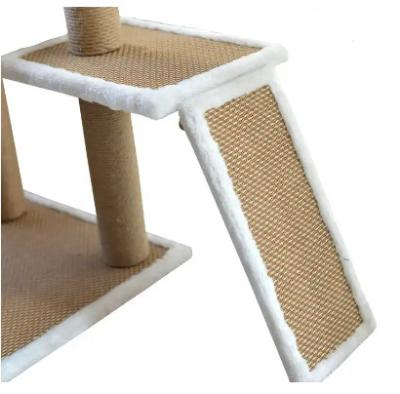 China Easy Stocked Assemble Interactive Cat Scratcher Cat Tower Tree Pet Climber House for sale