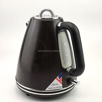 China 360 Degree Rotation Retro Base 1.7L Electric Kettle / Water Boiling Jar / CB / CE / GS for sale