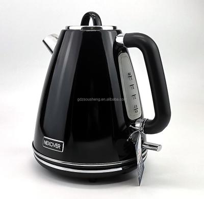 China 360 Degree Rotation Retro Base 1.7L Electric Kettle / Water Boiling Jar / CB / CE / GS / ROHS for sale