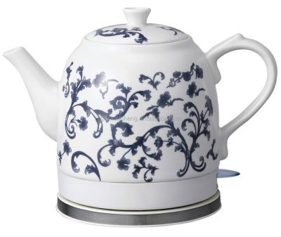 China 360 Degree Rotating Base 1.2L Ceramic Water Kettle / Electric Ceramic Kettle for sale