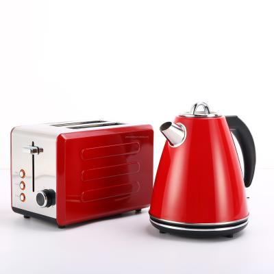 China Anti-janmmed 2020 new protection design toaster with anti-jamming toaster kettle breakfast set CE/CB /ROHS/EMC/ for sale