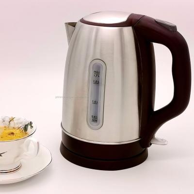 China Water 360 Degree 1.8L Base Quick Heating Window Electric Cordless Electric Kettle/Stainless Steel Kettle for sale