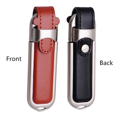 China Metal Leather Usb 2.0 3.0 Usb Flash Pen Drive 4gb 8gb 16gb 32gb 64gb 128gb Pendrive Drives Memory Stick for sale