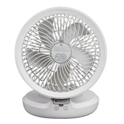 China Mini Fan Hotel LED Electric Fan Night Light Room Outdoor Office USB Rechargeable Portable Fans for sale