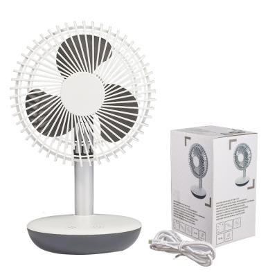 China Hotel Mini Laptop Electric Usb Fan For Home Office Outdoor Use Power Cord 6 Inch Rechargeable Personal Fan for sale