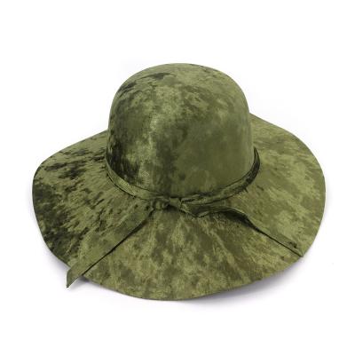 China Soft Velvet Hot Wholesale Custom Women's Felt Hat Felt Hat Wool Hats for sale