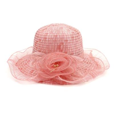 China Wholesale character women fabric sinamay church wedding hats for sale