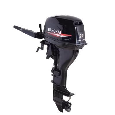 China New HANGKAI 20HP 4 Stroke Leisure Powerful Gasoline Boat Engine Outboard Motors for sale