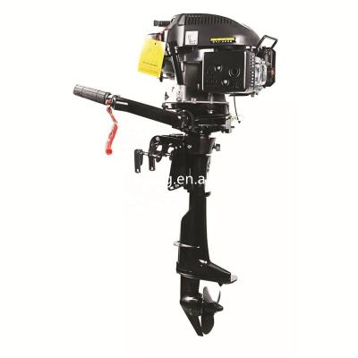 China Leisure Boat HANGKAI 6HP 4 Stroke Air Cooled Outboard Engine For Boat Sale for sale