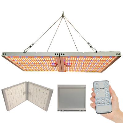 China Seed Starting High Efficient Dimming Indoor 120W Panel Grow Led Lamp Plant IR Light Full UV Spectrum For Growing Light for sale