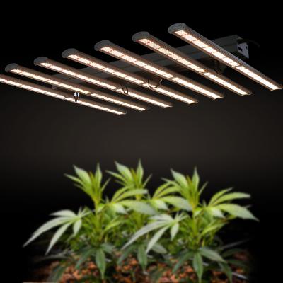 China Dimmable Full Control Spectrum Led Bar For Growing Light Foldable Dimmable 750W Indoor Greenhouse Best Selling Led Grow Light for sale