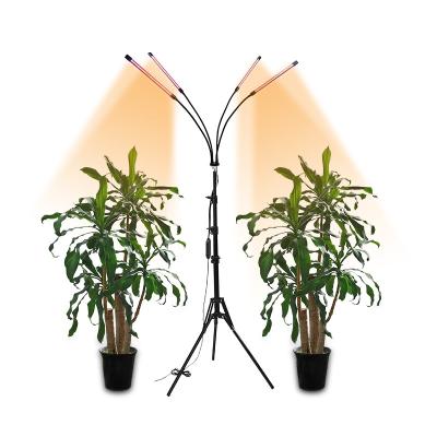 China Floor Stand Floor Seedling Flower Plants Full Size Spectrum Growth Encouragement Adjustable Tripod Potted Succulent Growth Led Plant Lamp For Growing Light for sale