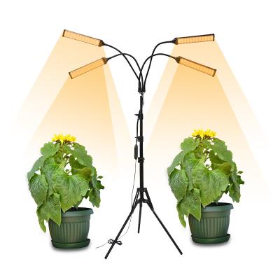 China Smart Adjustable Sufficiency Red Blue Auto Timer Height 10 Section Dimming Mode Floor Tripod Stand Full Spectrum Led Plant Lamp Grow Light for sale