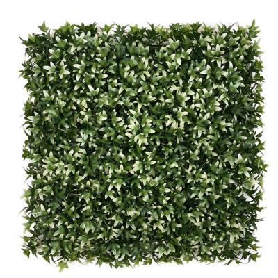 China Contemporary warm Chinese made artificial white ivy and evergreen plant wall floor decoration for sale