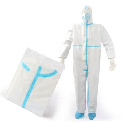 China Breathable Professional Suits Medical Coverall Suit Garment Making Machine Non Woven Clothing Protective for sale