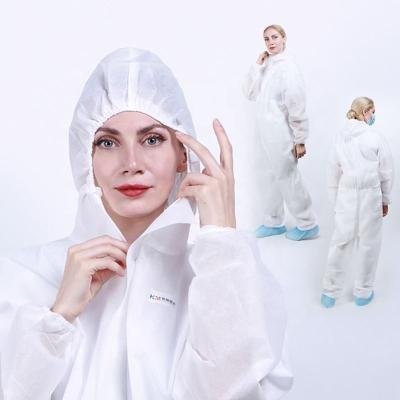 China New Design Breathable PP Safety Disposable Workwear For Construction Full Body Isolation Gown for sale