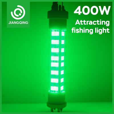 China Fishing Lures Attracting Fish Squid Underwater 400W IP68 LED Fish Lamp Fishing Attracting Light Cool White Green Color For Squid Fishing Light for sale