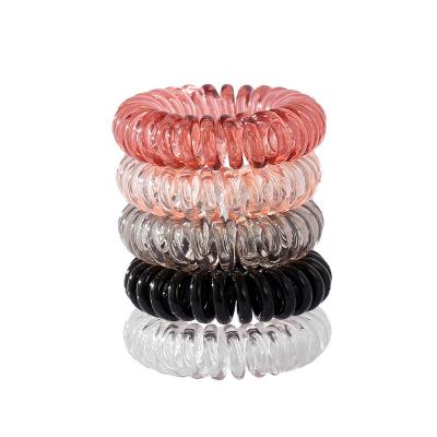 China Fashional Lady Hot Sale Pretty Transparent And Durable Hair Rope Phone For Girl Headwear for sale