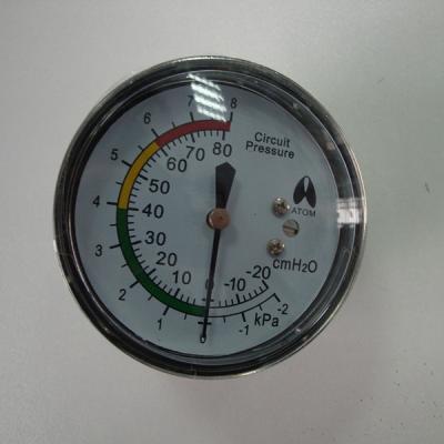 China 2.5 inch rear connection -2 - 8 kpa bellows gas pressure gauge regulator meanometer 2.5