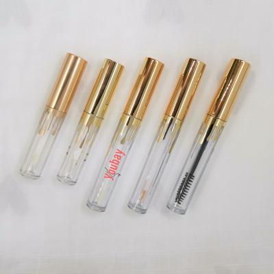 China Luxury 2021 youbay arrival luxury shinny gold 4ml private label drip drop lip gloss containers tube custom with wands for sale