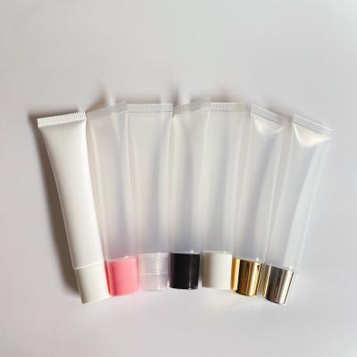 China 2021 Cosmetic Packaging Best Selling Products In USA Amazon White Lip Gloss Squeeze Tubes Wholesale Empty 15ml Private Label for sale