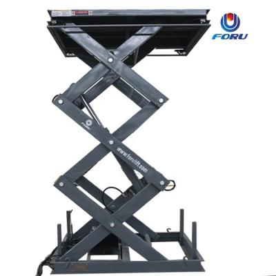 China China Hotels Hydraulic Fixed Stationary Double Scissor Lift For Car for sale