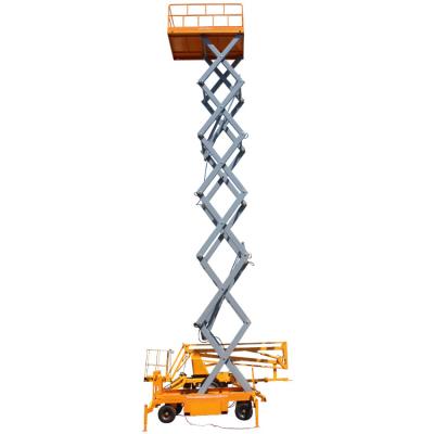 China Indoor or Outdoor Battery Hydraulic Mobile Electric Scissor Lifts Indoor or Outdoor Aerial Work Battery For Sale for sale