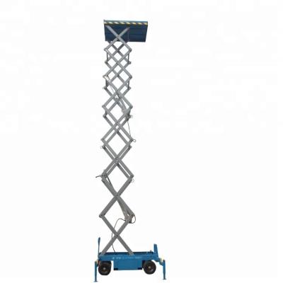 China Best price 12m indoor or outdoor aerial work working aerial mobile hydraulic scissor lift indoor or outdoor for sale for sale