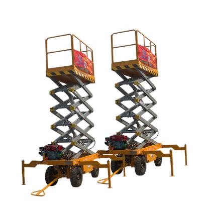 China Factory Direct Sales 12m Indoor Or Outdoor Aerial Work Mobile Personal Scissor Lift Indoor Or Outdoor Aerial Work for sale