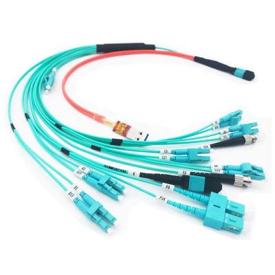 China 40G QSFP+ Multimode PC LFNR 3.0m om3 om4 Low Loss MPO/MTP APC Low Loss Fiber Optic Patch Cord Mpo Mpo/MTP APC Mating Cable for sale