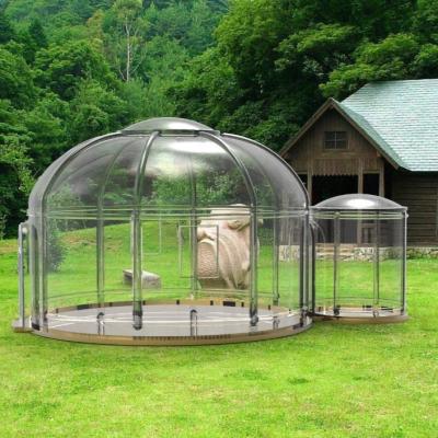 China Hotsale Luxury Clear PC Polycarbonate Prefab Hotel Room Geo Dome House Star House D2000mm for sale