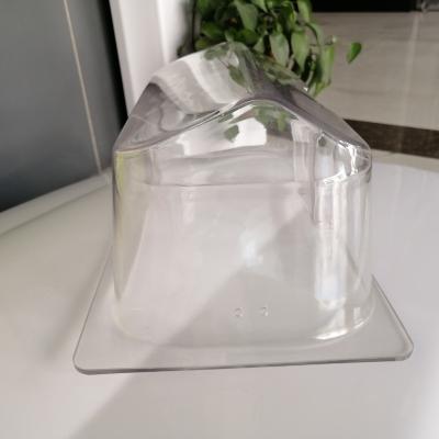 China Scentific Instrument Or PC Shell Cover Enclosure Part Custom 5mm Thick Clear Polycarbonate Vacuum Forming Thermoforming Cover Part For Scientific Instrument for sale