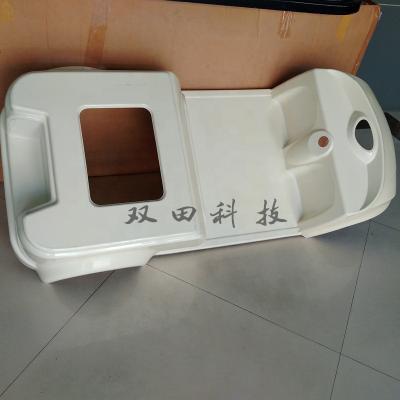 China Protective & Plastic Shell Trolley, Plastic Shell Guided Body, Large Custom Thick Plastic 2 Seat Trolley Decoration Club Vacuum Forming Shell Cover for sale