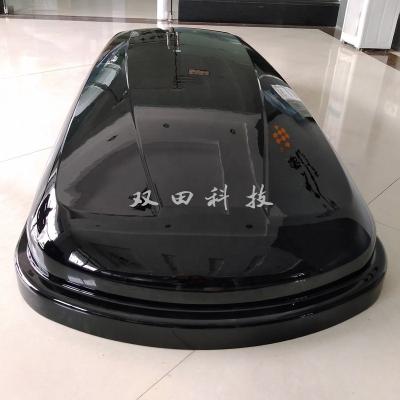 China Large Thick Sports Thermoforming Vacuum Forming Top Box 500L Car Luggage Cargo Carrier Box Black Plastic Box Car Roof SUV for sale